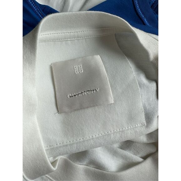 Givenchy Crew Neck Short Sleeve Cotton Embroidered Logo T-shirt Medium $470 - Picture 11 of 12